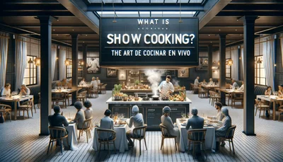 ¿Qué es Show Cooking? el arte de cocinar en vivo