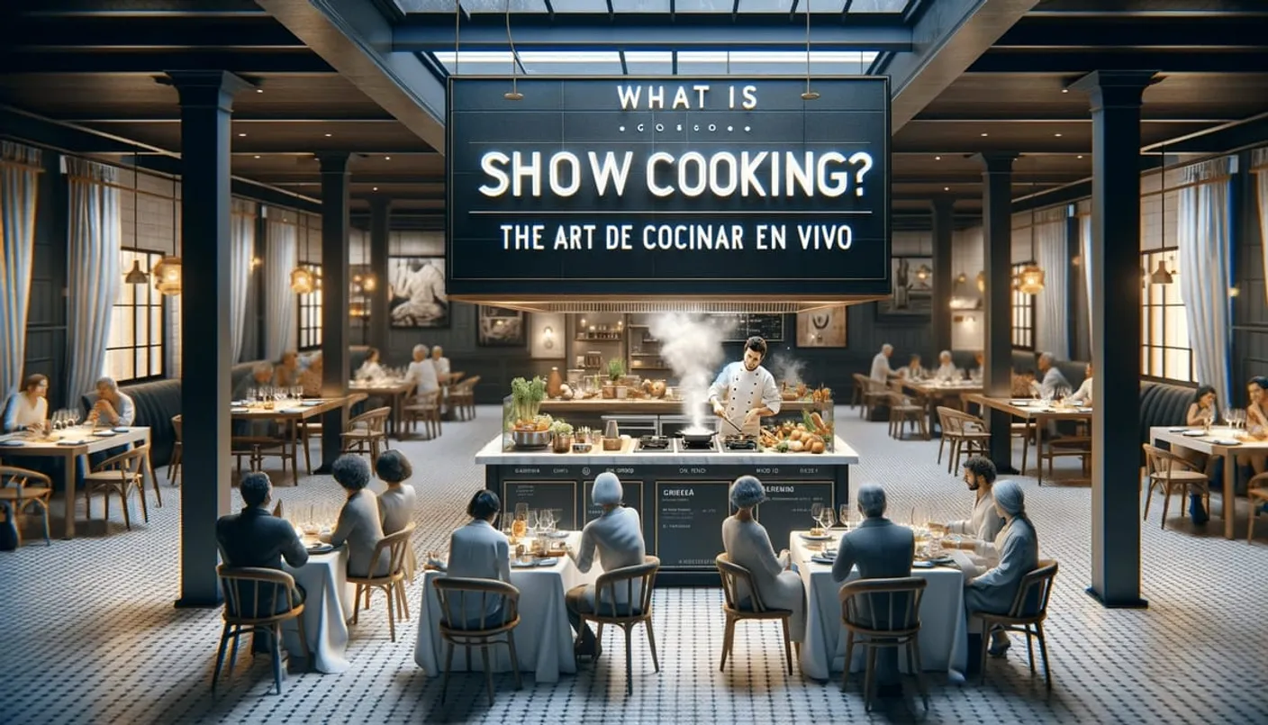 ¿Qué es Show Cooking? el arte de cocinar en vivo