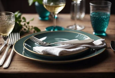 ¿Cómo poner los cubiertos y servilletas en la mesa?