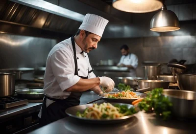 ¿Es obligatorio llevar gorro en la cocina de un restaurante?
