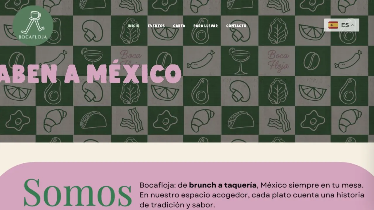 Ejemplo real de diseño web: Mexicano