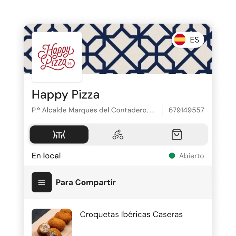 Widget de reservas integrado en la web