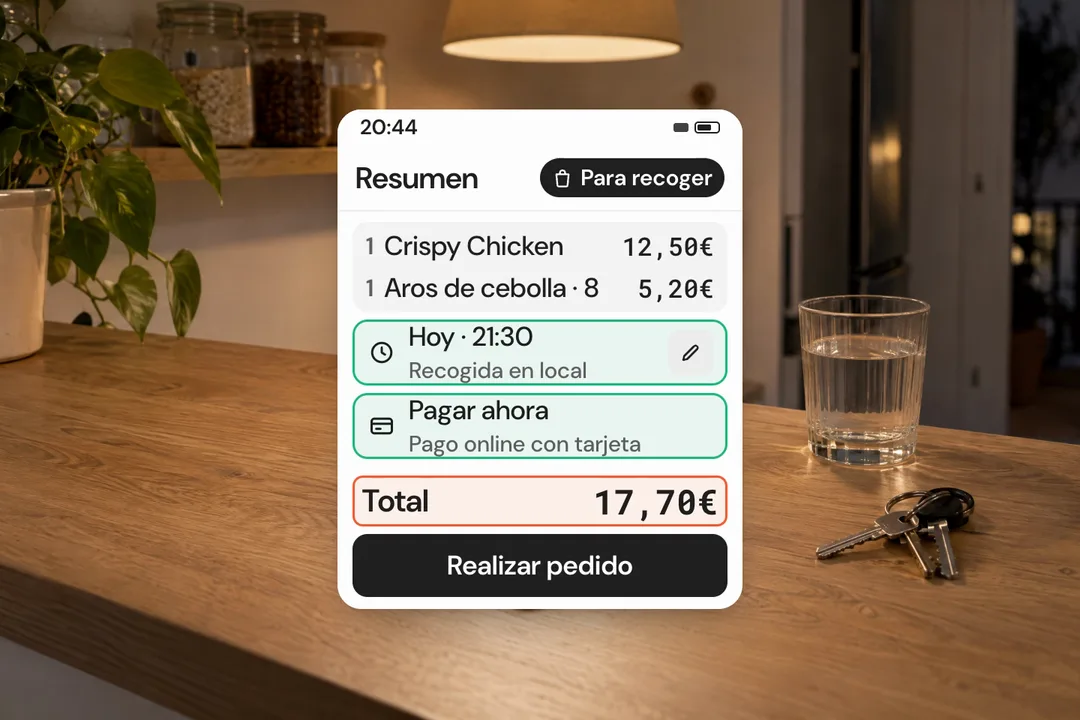 Demostración ilustrativa de compra sin fricción