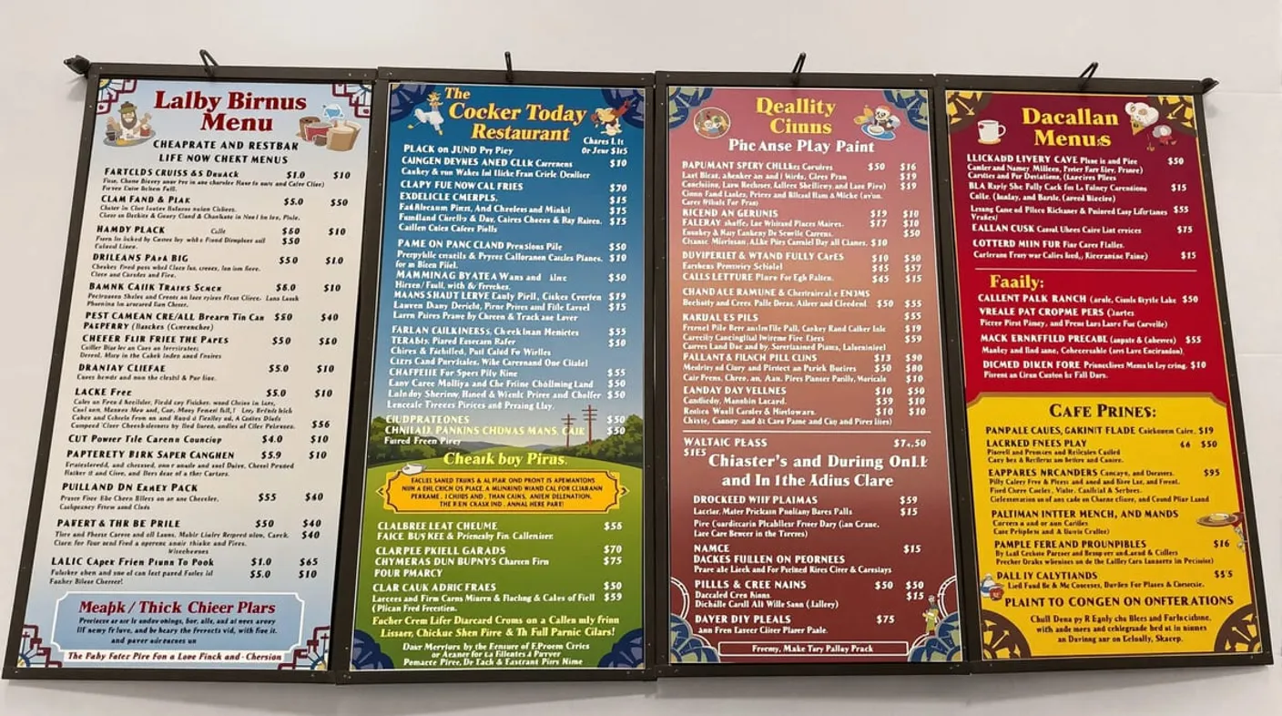 Colori dei menu: come influenzano la psicologia dei clienti e le vendite