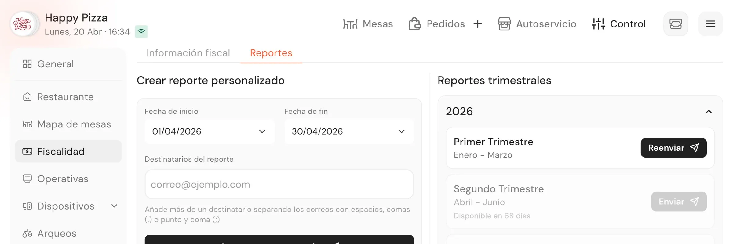 E-invoicing and Verifactu compliance from the Qamarero POS