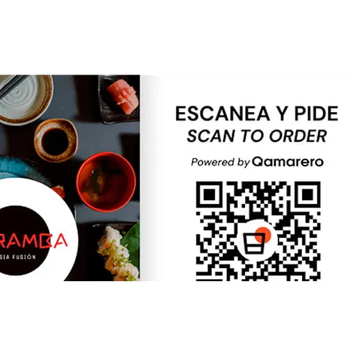 Table-specific QR for the digital menu