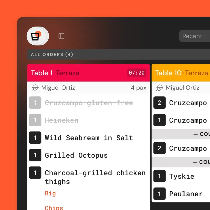 KDS Pantallas de Cocina