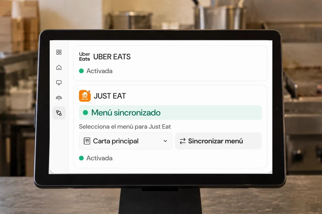 Demostración ilustrativa de just eat