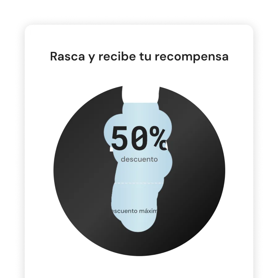 Programa de rascas con premios de distintos niveles