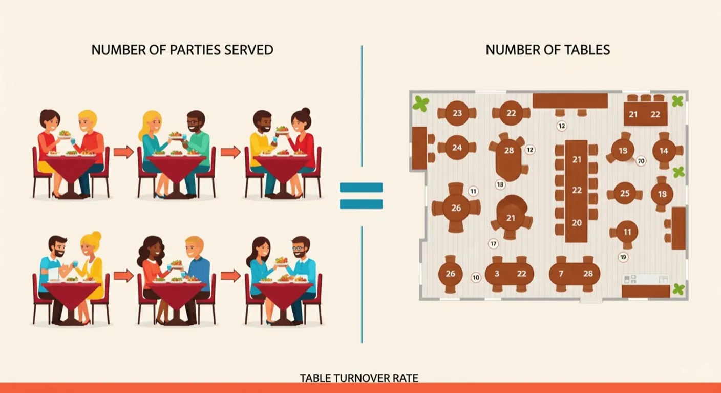 Restaurant Table Turnover Rate: formula and strategies