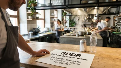 SDDR en bares y restaurantes: depósito de envases y multas