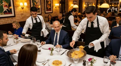 Servizio all'italiana: Dall'impiattamento alla sala