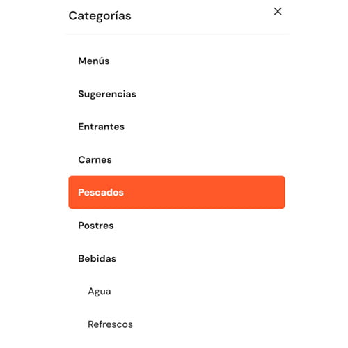 menu categorias buscador